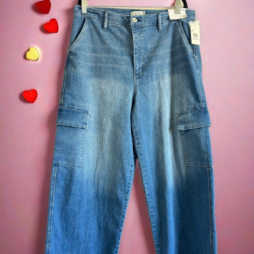 Jessica Simpson Blue Straight Leg Jeans